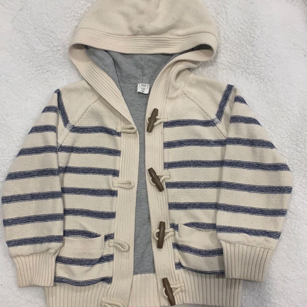 Gap Striped Nautical Sweater - Toddler Boys 4T